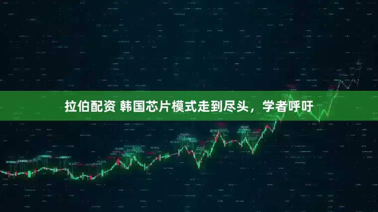 拉伯配资 韩国芯片模式走到尽头，学者呼吁