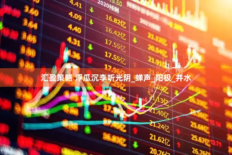 汇盈策略 浮瓜沉李听光阴_蝉声_阳极_井水